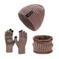 thumbnail image 2 of Fiudx Conjunto de Invierno, Gorro, Bufanda y Terciopelo, Suave Poliéster, Diseño Clásico Europeo, Resistente Al Viento, para Uso Diario En Adultos, Regalo Perfecto para Las Fiestas., 2 of 3