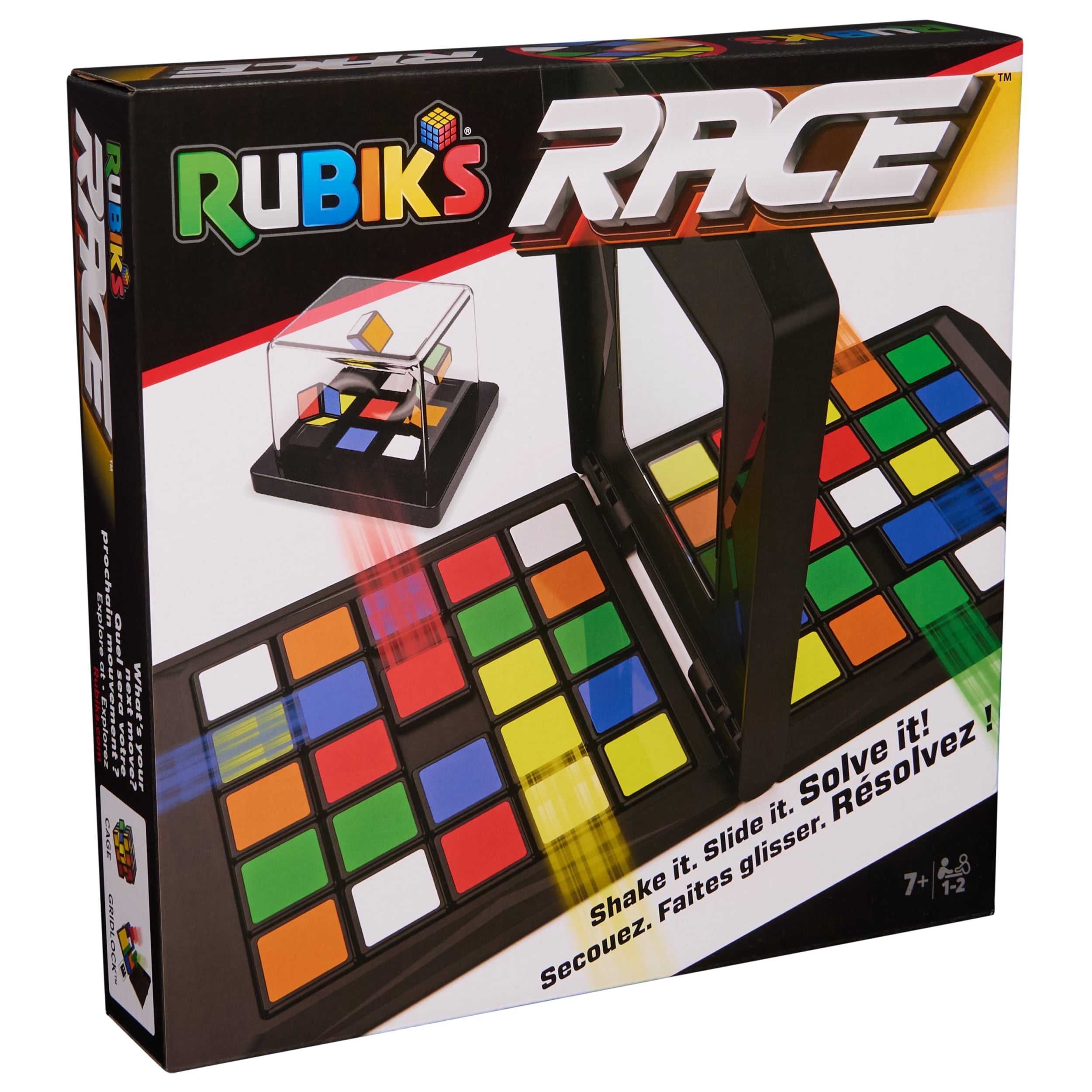 Rubik's Race, Jeu de société classique, Jeu de stratégie de séquençage rapide, Ultime face à face, Jeu pour deux joueurs