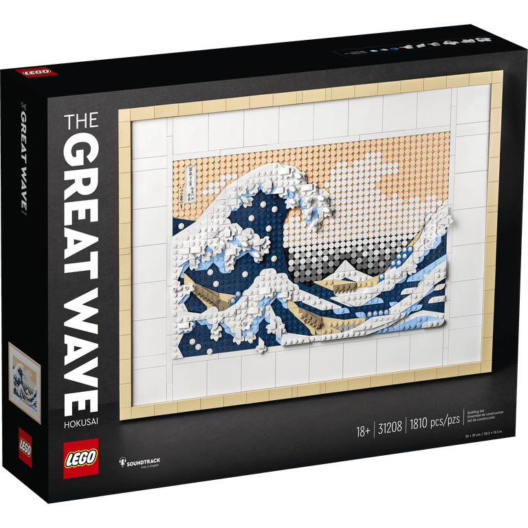 Art Hokusai – The popular Great Wave 31208, 3D Japanese Wall Art Craft Kit