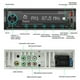 thumbnail image 4 of Coche 2 Pantalla Luz Compatible con Bluetooth Radio 1DIN .5 Pulgadas Táctil Música Estéreo RGB, 4 of 6