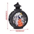 thumbnail image 3 of Fiudx Liquidación de ahorros de invierno Lámpara de viento vintage, luces LED, velas, candelabros de Halloween, decoraciones navideñas, adornos festivos, luces electrónicas redondas colgantes, 3 of 4