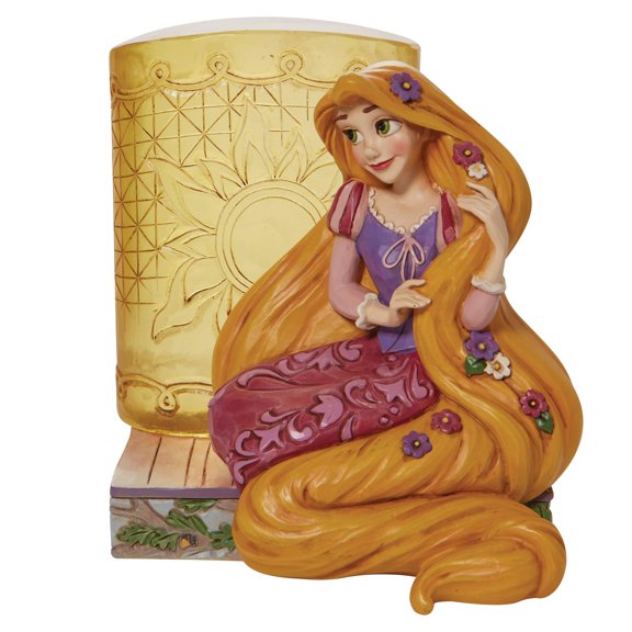 Enesco Disney Traditions Rapunzel and Lantern Figurine, 5.11 Inch, Multicolor