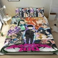 thumbnail image 1 of Mob Psycho Conjunto de sábanas temático, trío de piezas, cómodo y amigable con la piel, diseño único, regalo de decoración para el hogar para familiares, amigos y fans, 90 cm * 190 cm, 1 of 6