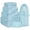 Blue, variant on delpattern Packing Cubes for Travel 7 Pcs Foldable Set Lightweight Luggage Organizers Pink