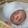 thumbnail image 2 of BZDOLL Realistic 50 CM Reborn Sleeping Baby Doll With Hand-Painted 3D Skin and Vascular Vein, 20 Inch Alive Soft Vinyl Newborn Bebe Cute Play House Toy Birthday Gift For Child, 2 of 5