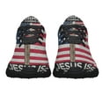thumbnail image 5 of Jesus Isn't Coming Back Jesus Is Revelation Shoes Sneakers Black Size 7, 5 of 7