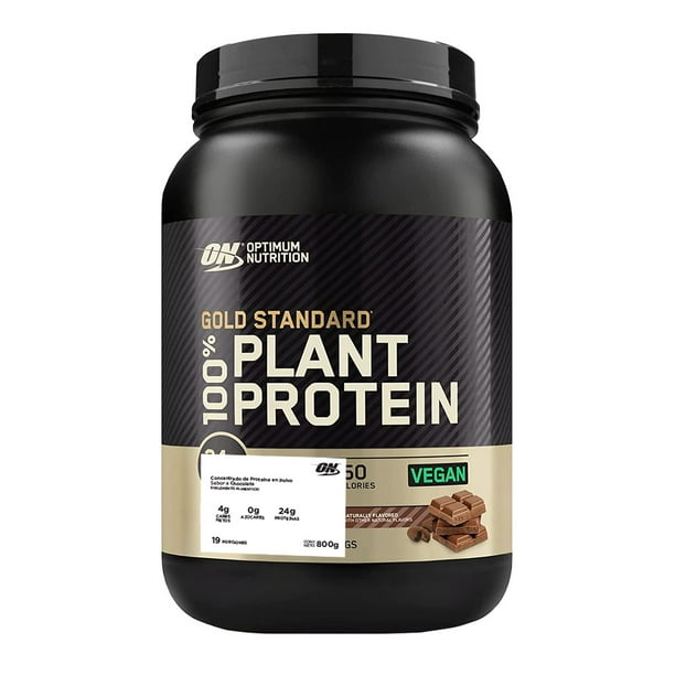 Proteína ON GS 100% Plant Chocolate (Bote 1.76 LB) Optimum Fitness Town 1076269