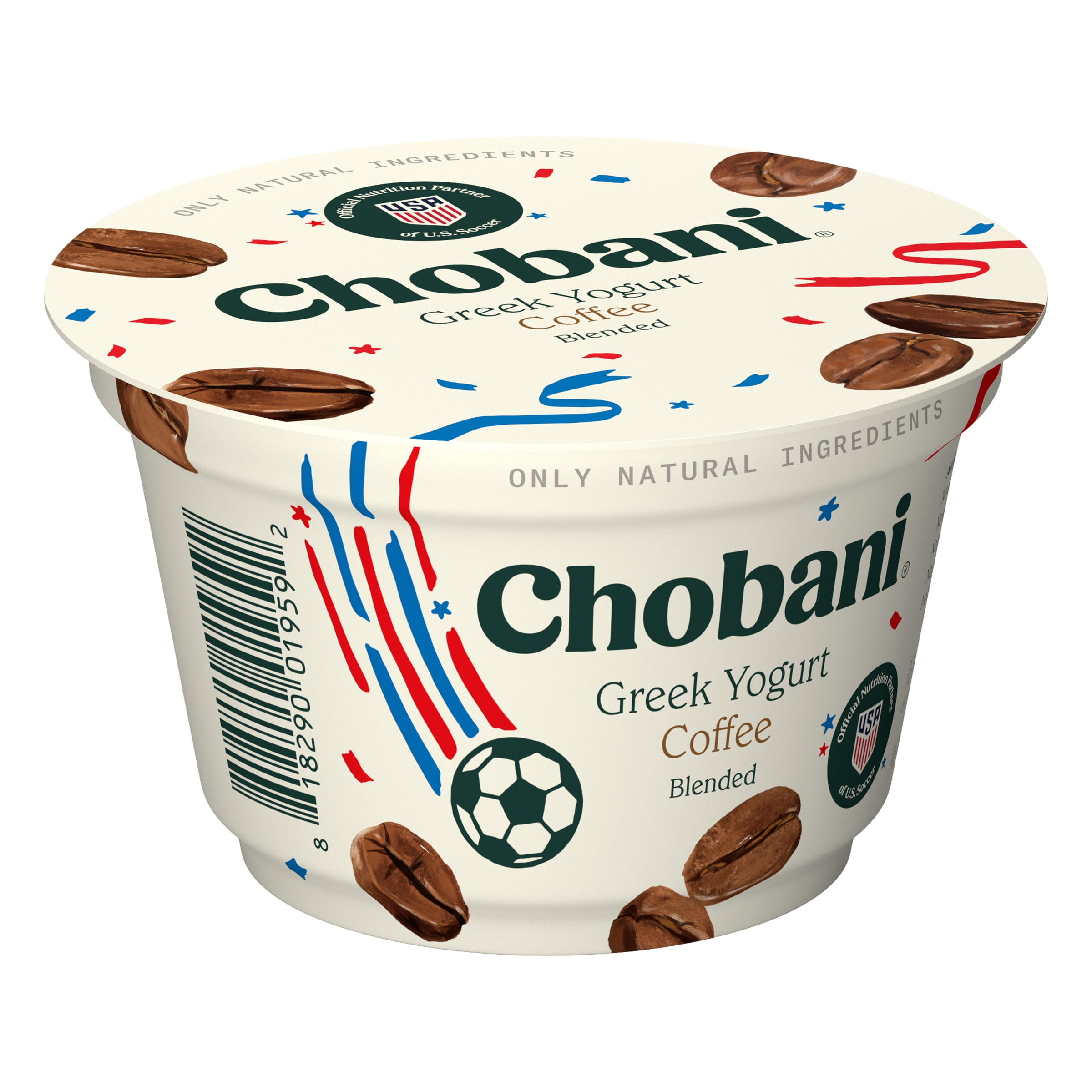 Chobani Low-Fat Greek Yogurt Coffee Blended 5.3 oz Cup