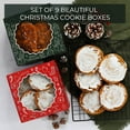 thumbnail image 2 of 9 Pack Christmas Cookie Boxes - Holiday Gift Boxes with Window for Candy, Pastry Boxes for Xmas Party Supplies Cookie Containers, 2 of 8