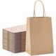thumbnail image 1 of 50 Pcs Party Bags Kraft Gift Bag 20.3X 11X 27cm Brown Shopping Paper Bag with Twisted Handles for Party Gift, 1 of 5
