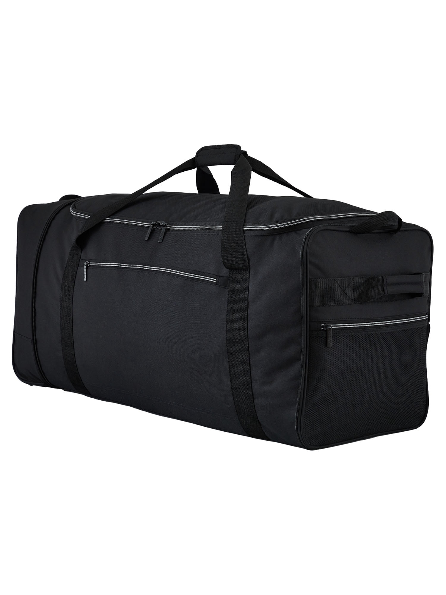 Protégé Navigation 36-inch Jumbo Tri-Fold Collapsible Rolling Locker Duffel, Black