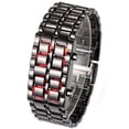 thumbnail image 5 of UDIYO Men 's Women 's Stainless Steel LED Digital Quartz Bracelet Watch Wristwatch, 5 of 7
