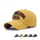 thumbnail image 4 of Gorra de béisbol vintage americana lavada vieja con letras bordadas tridimensionales para hombre y mujer, 4 of 6
