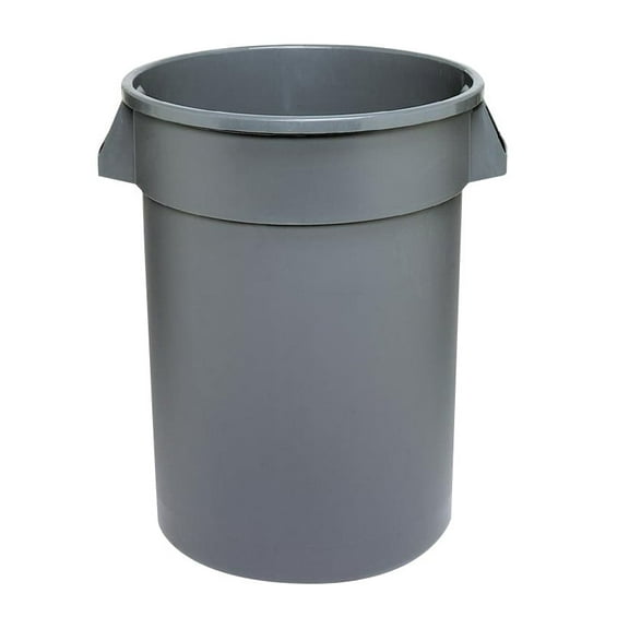 Huskee Heavy Duty Waste Container, 32 Gallon - Gray