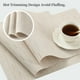 thumbnail image 3 of Set de 4 Manteles Individuales Leetaltree Beige Pálido Resistentes al Calor de PVC, 3 of 7