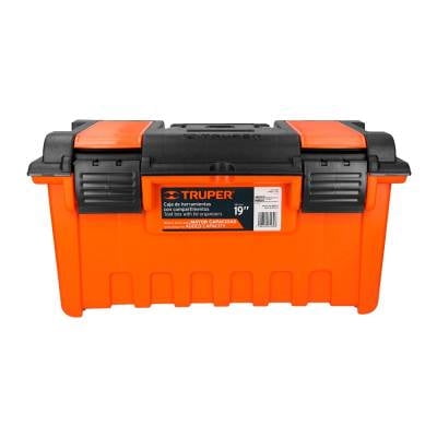 Caja de herramientas Truper 19 pulgadas con compartimientos