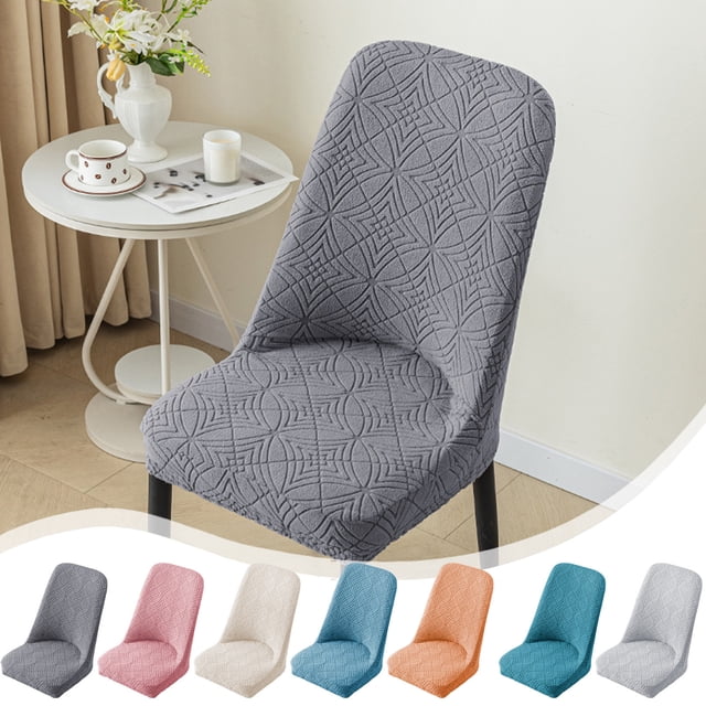 Wzzjkit Dining Chair Covers, Chair Covers for Dining Room Stretch Chair Slipcover, for Dining Room Kitchen Chair Protector Cover with Elastic Bands, Removable, Washable