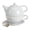 White, variant on Omniware 5 Piece Tea For One Teapot Set with An Infuser, White