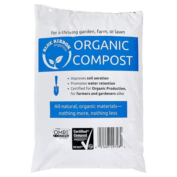 Ribbon Organics OMRI Certified Organic Compost Size: 7.9 Gallons, 32-35 Pound Bag