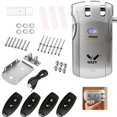 thumbnail image 3 of Cerradura De Puerta Con Control Remoto Sin Ojo De Cerradura Cerradura De Puerta Eléctrica Bluetooth Cerradura De Seguridad Sin Llave Antirrobo Con 4 Controles Remotos Para Tuya App Home Office Inevent EL013880-01, 3 of 6