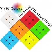 MoYu MF8888 Meilong 3x3 Speed Cube, Stickerless Anti-Pop Magic Cube, Smooth Puzzle Fidget Toy for Kids Adults Beginners