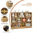 thumbnail image 3 of Harmijoy 10-Cube Bookcase 41" Wooden Toy Storage Organizer for Kids Bookshelf Natural, 3 of 7