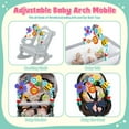 thumbnail image 4 of Baby Mobile Toys with Sensory Play, Activity Baby Stroller Arch Toys, Adjustable Crib Mobile for Bassinet, Travel Car Seat Toys for Toddler Boy Girl Newborn 0-24 Months, 4 of 10