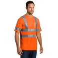 thumbnail image 2 of CornerStone® - Short Sleeve Snag-Resistant Reflective T-Shirt – Safety Orange | 3.7 Oz Size - M, 2 of 5
