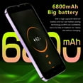thumbnail image 4 of Kchsji 55 Inch Smartphone Quad-Core Processor 3200mAh Battery Dual SIM Facial Unlock HD Camera for Gaming Video Streaming Social Media Office Travel Daily Life Photography Entertainment Use, 4 of 7