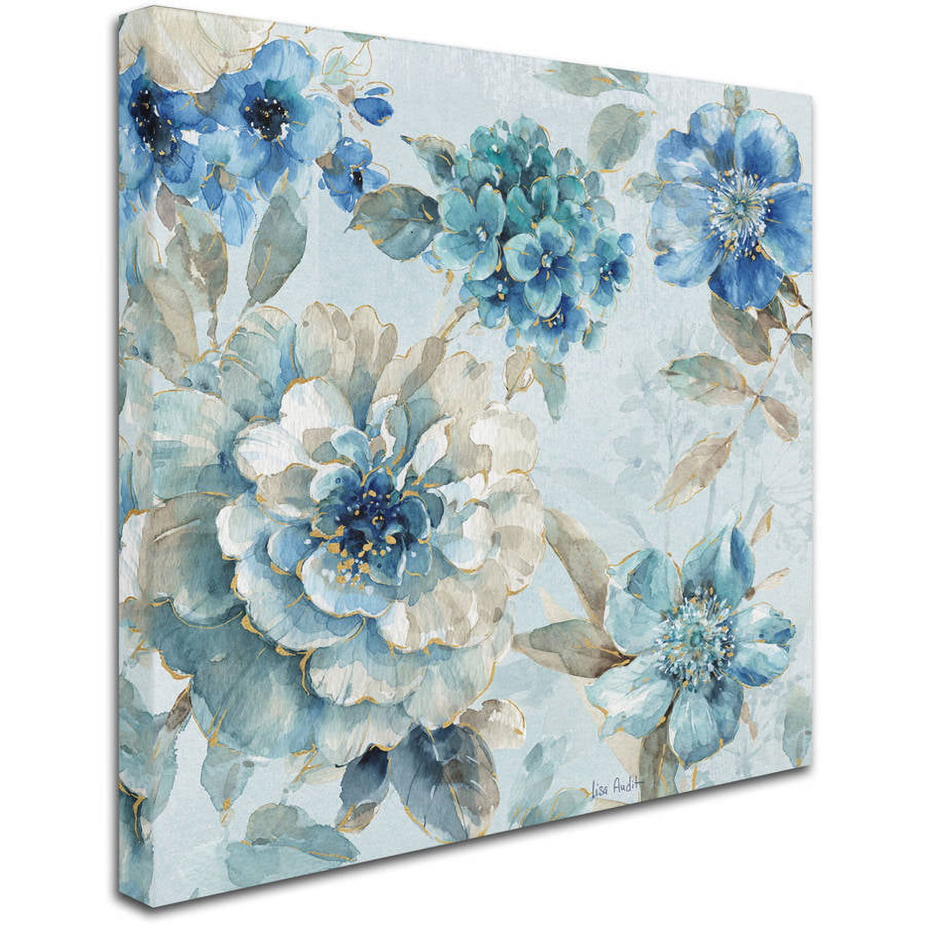 Lisa Audit 'Indigold IX' Canvas Art