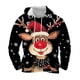 thumbnail image 1 of Sudadera con capucha para hombre, moda, bolsillos, manga larga, estampado navideño, sudadera con capucha, blusa para hombre, blusa de poliéster, 1 of 4