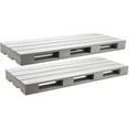 thumbnail image 5 of Sorbus Rustic Floating Pallet Shelves, Set of 2, Wall-Mount Storage, Gray, 5 of 7