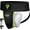Black, variant on RDX Groin Protector with Cup for Muay Thai, Abdo Gear Men, White, M
