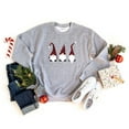 thumbnail image 3 of Buffalo Check Gnomes | Sweatshirt, 3 of 4