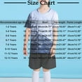 thumbnail image 2 of Cethrio Boys Athletic Outfit Sets, Activewear Quick-dry Sports T-shirts and Shorts Sets Navy Size 12, 2 of 3