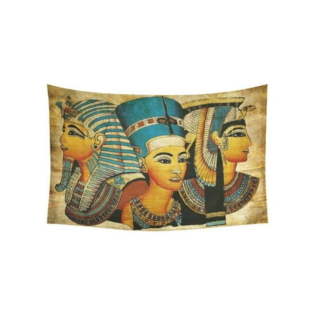 - PHFZK African Design Wall Art Home Decor, Ancient Egyptian Parchment Artwork Tapestry Wall Hanging 60 X 40 Inches