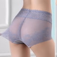 thumbnail image 5 of Panties for Women Tbopshirt Womens Panties Briefs,Solid Briefs Ventilate Netting High Waist Underpants,Cheeky Lace Panties Underwear,Gifts for Women, 5 of 6