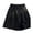Black, variant on Mens Shorts Casual Solid Color Wide Leg Suit Shorts Insets Versatile Cropped Pants Grey L