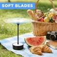 thumbnail image 2 of Fly Repellent Fan, Spinner Fly Fan for Indoor/Outdoor Table with Light, Safe 360° Rotating with Hanging Hook, Keep Flies Away for Restaurant, BBQ, Events, Party, Picnic, 2 of 7