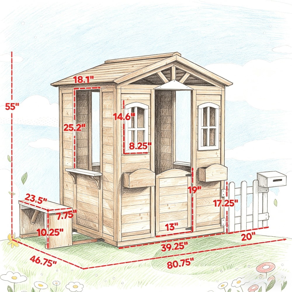 Wooden Playhouse