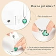 thumbnail image 5 of 6Pcs Urn Necklace for Ashes for Women Heart Cross Cylinder Cremation Jewelry for ashes of Loved Ones Memorial Keepsake Pendant, 5 of 7