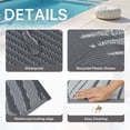 thumbnail image 4 of DEORAB 4'x6' Outdoor Rugs Waterproof Patio Lightweight Reversible Plastic Carpet Outside Camping Mat,Gray & White, 4 of 9
