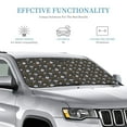 thumbnail image 3 of Kdxio Cosmic Print Windshield Sun Shade, Foldable Sun Blocker for Car,Truck,SUV Automotive Interior Sun Protection,Reflective Shade for Front Windshield(Medium), 3 of 7