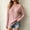 Pink cable knit off shoulder sweater women a1, variant on Women's Casual Cold Shoulder Knit Sweater Round Neck Long Sleeve Solid Color Beaded Blouse Elegant Fashion Fall Winter Outfit, Black 2XL