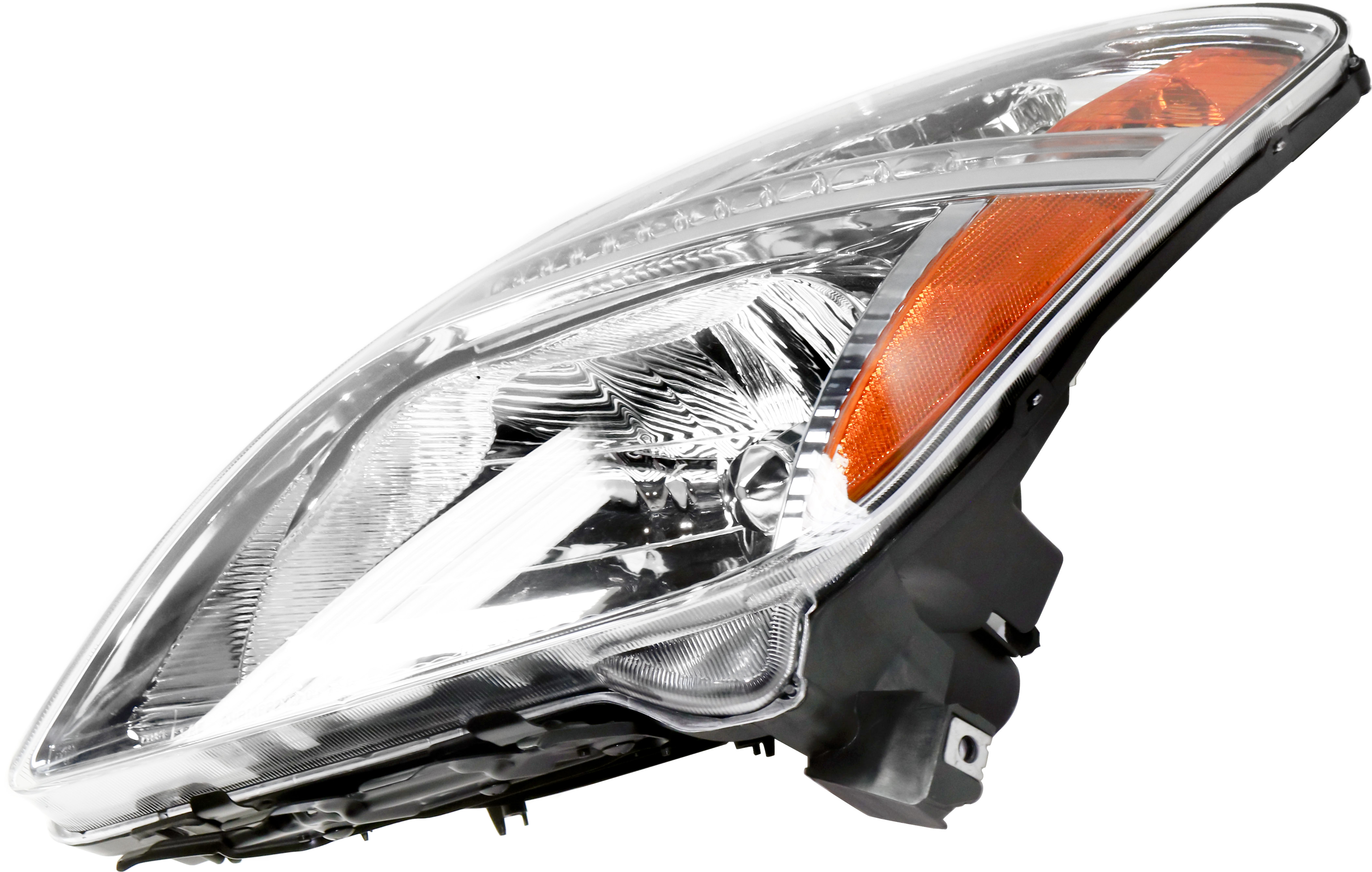 Driver Left Side Halogen Headlight Assembly For Toyota Prius 2006-2009 - Chrome