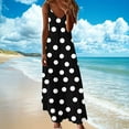 thumbnail image 3 of FDGIU 2025 Women's Sleeveless V Neck Midi Cocktail Dress - Versatile for Wedding Guest & Office, 3 of 5
