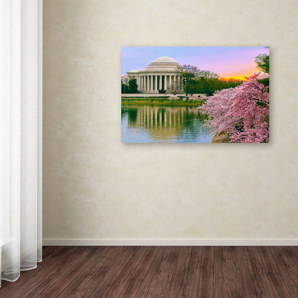 Trademark Fine Art "Cherry Blossoms 2014-6" Canvas Art by CATeyes