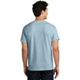 thumbnail image 3 of Gildan Short Sleeve T-Shirt for Men, Heavy Cotton Crewneck Classic Shirt, Light Blue Tee, 2XL, 3 of 5