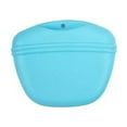 thumbnail image 1 of tredstone Silicone Pet Snack Bag Portable Washable Replacement Refillable Training Playing Feeding Pouch Pack with Back Clip Blue, 1 of 6