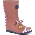 thumbnail image 1 of Joules JNR Roll Up Junior's Gruffalo Print Wellington Boots In Brown Size 13, 1 of 6